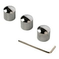 thumbnail image 3 of 3PCS Guitar Dual Stacked Knobs Tone Control Metal Knob Replacement for Electric Guitar Bass GD105 Chrome, 3 of 14