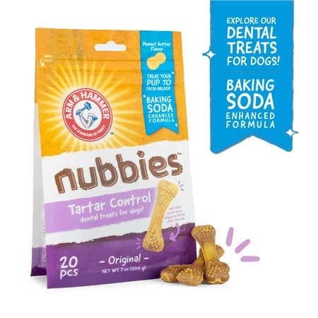 UPC: 0742797774664 | Arm & Hammer Peanut Butter Flavor Chew Dental Treats for Dogs  7 oz. (20 Count) Dry Food Treats