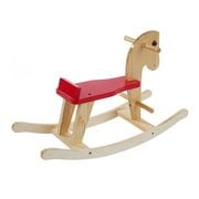 Tuscom Wooden Rocking Horse For Toddlers Baby Wood Ride On Toys For 1-3 Year Old