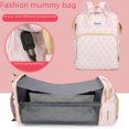 thumbnail image 1 of Bolsa para madres, bolsa para mamás, resistente al sol, con carga USB, multifuncional, para madres y bebés, para viajes al aire libre, de gran capacidad, para madres y bebés, 1 of 5
