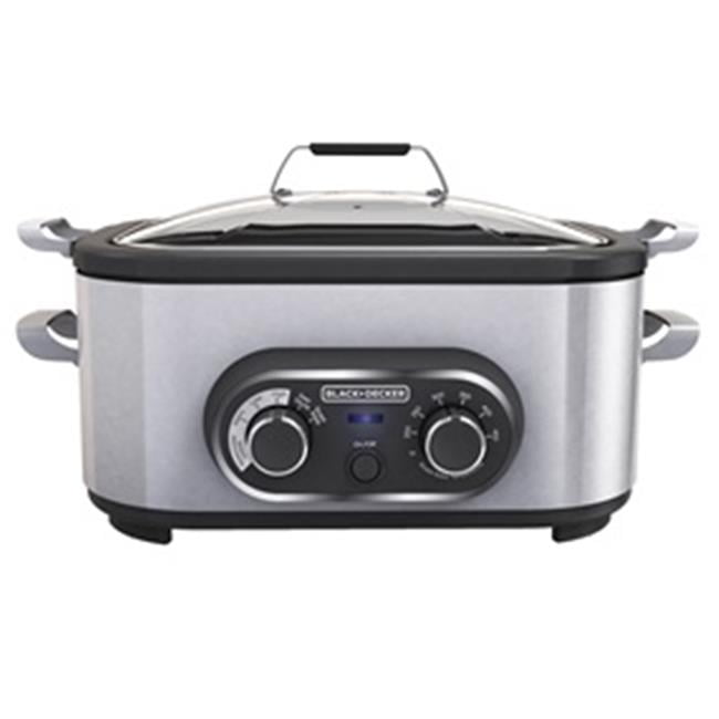 6.5 qt. Black & Decker Multi Slow Cooker & Sear Stainless Silver