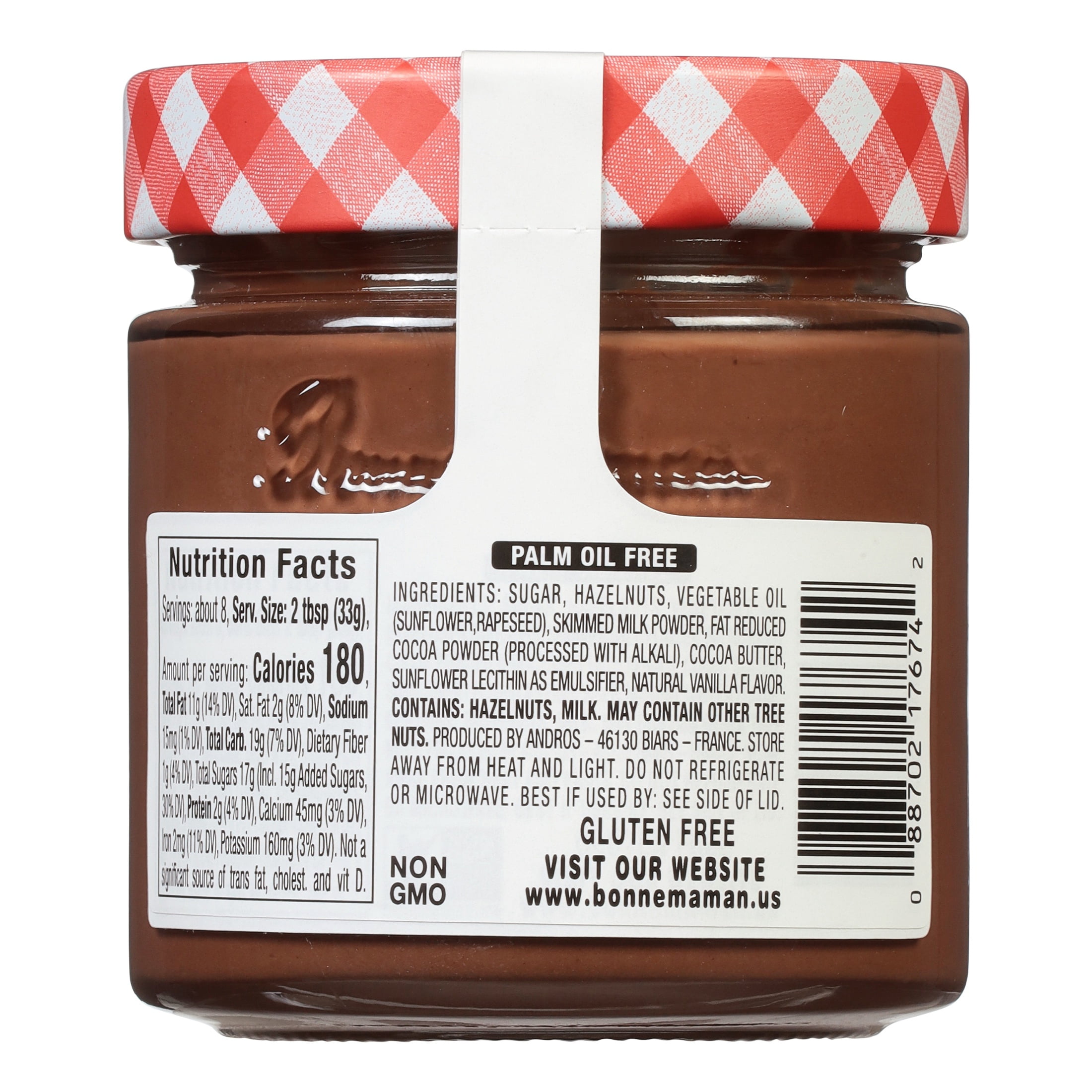 (3 pack) Bonne Maman - Hazelnut Chocolate Spread, 8.8 oz