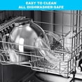 thumbnail image 4 of Bxaolu Stainless Steel Mixer Bowl 4.75 Quart Tilt-Head Stand Mixers, Stainless Steel Bowl with Handle, Dishwasher Safe, Silver, 4 of 9