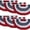 6PC-3x6 Feet, variant on Cruynt 6 Pack American Bunting Flags 3x6 ft for Outdoor Embroidered USA Bunting Flags with 3 Brass Grommets, US Pleated Fan Flag Patriotic Half Fan for 4th of July Memorial Day