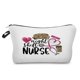 thumbnail image 1 of Bolsa de almacenamiento reutilizable ecológica para mujer, bolsa de maquillaje con estampado de registros médicos, estilo Simple de alta calidad, práctica que combina con todo qiuyongming unisex, 1 of 2