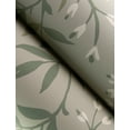thumbnail image 4 of Chesapeake Senna Green Budding Vines Wallpaper, 4 of 7