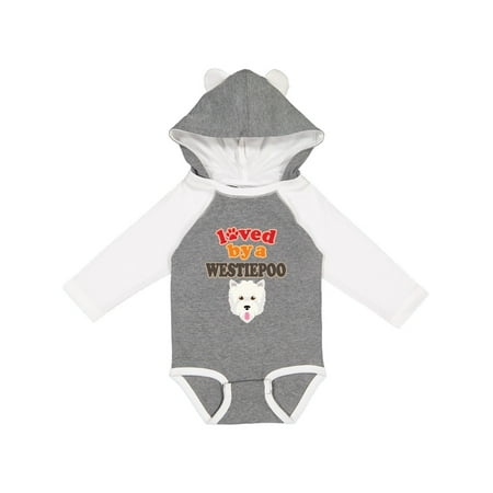 

Inktastic Westiepoo Dog Lover Gift Baby Boy or Baby Girl Long Sleeve Bodysuit
