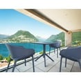 thumbnail image 4 of Compamia Sky 32" Square Patio Bistro Table in Dark Gray, 4 of 7