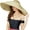 Beige, variant on Oversized Beach Straw Hat for Women, Fashion Large Wide Brim Visor Hats Handmade Roll Up Floppy Sun Hat for Summer Beach Cap