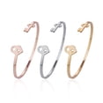 thumbnail image 2 of Brazalete jinwen Pulsera asimétrica con llave de amor Oro Apertura, 2 of 8
