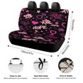 thumbnail image 2 of Hope Hearts Stars Pattern Car Rear Seat Covers,Bench Back Seat Cover , Easy to Install Universal Fit for Cars Trucks Vans And SUVs, 2 of 6