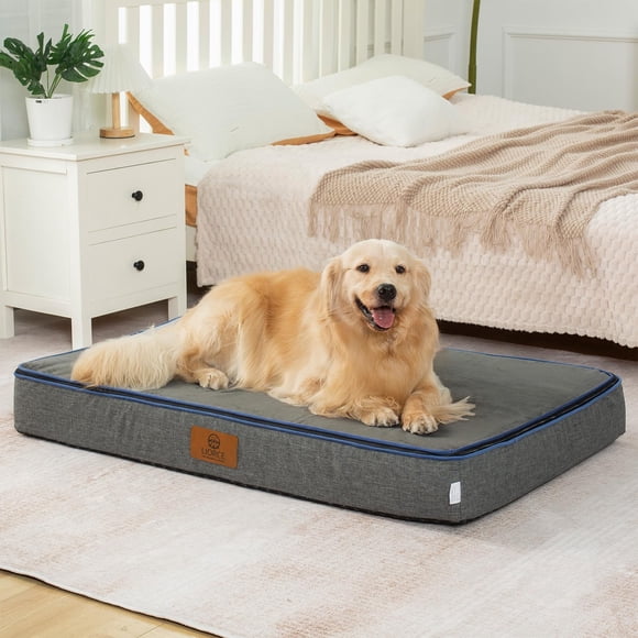 Cama para perros LIORCE, espuma viscoelástica ortopédica, XXL, impermeable, 6 pulgadas