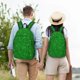 thumbnail image 4 of Easygdp Green Glitter Mochila de Lona Resistente para Laptop, Compatible con Laptops de 15 a 17 pulgadas, Ideal para Escuela, Trabajo y Viajes-Small, 4 of 5