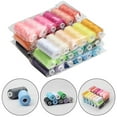thumbnail image 4 of 6/12pcs/Set Multiolour Polyester Machine Embroidery Sewing Threads Hand Sewing Thread Craft Sewing Supplies, 4 of 5