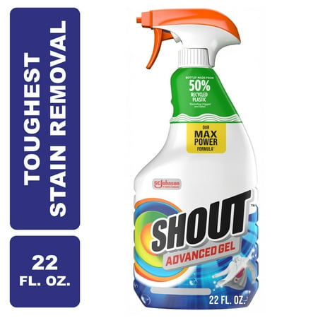 Shout Advanced Acting Gel, Laundry Stain Remover, 22 Ounce