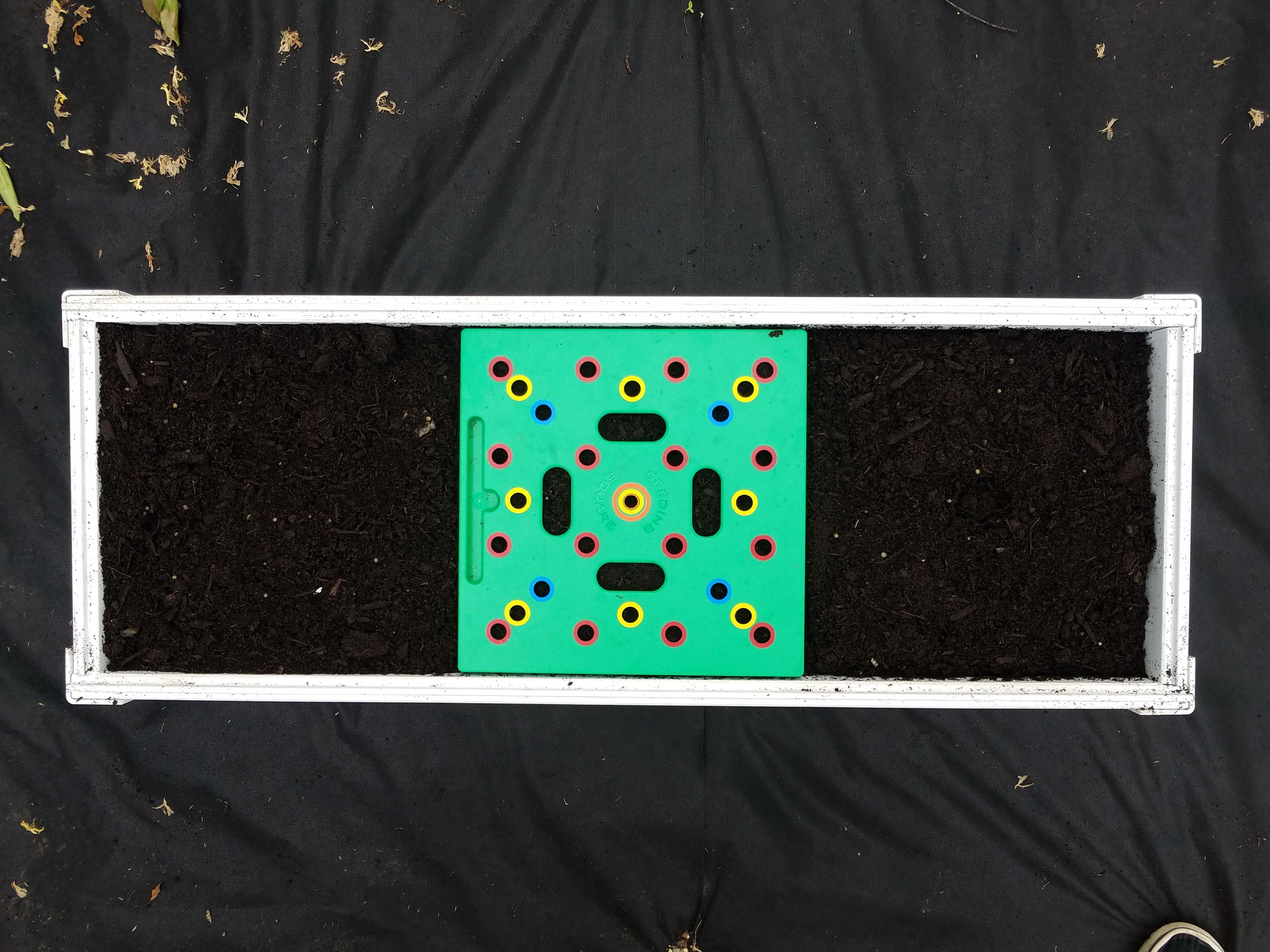 Handy Bed  1 x 3 ft. Vinyl Raised Garden Bed, White