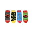 thumbnail image 4 of Jurassic Park Socks Kids T-Rex Dinosaur World Ankle No Show Socks - 5 Pack, 4 of 5
