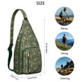 thumbnail image 3 of Waterproof Animal Sling Backpack for Women – Cute Wildlife Crossbody Bag with Adjustable Strap, Aesthetic Jungle & Forest Hiking Chest Bag for Travel & Outdoor Use, 3 of 4