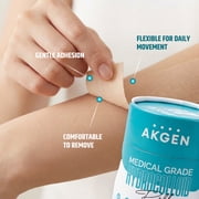 AKGEN Hydrocolloid Roll for Wound Care, Cut-to-Size Extra Large Self-Adhesive Patch Bandage, Ultra-Absorbent, Flexible & Waterproof, 2 in x 19.7 ft