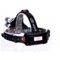 thumbnail image 3 of Linterna frontal recargable, 12000 lúmenes, ultrabrillante, 5 LED, linterna frontal, resistente al agua, con zoom, 4 modos de luz para exteriores, camping, caza, senderismo, sombrero duro WD.WDQZL Hogar, 3 of 5