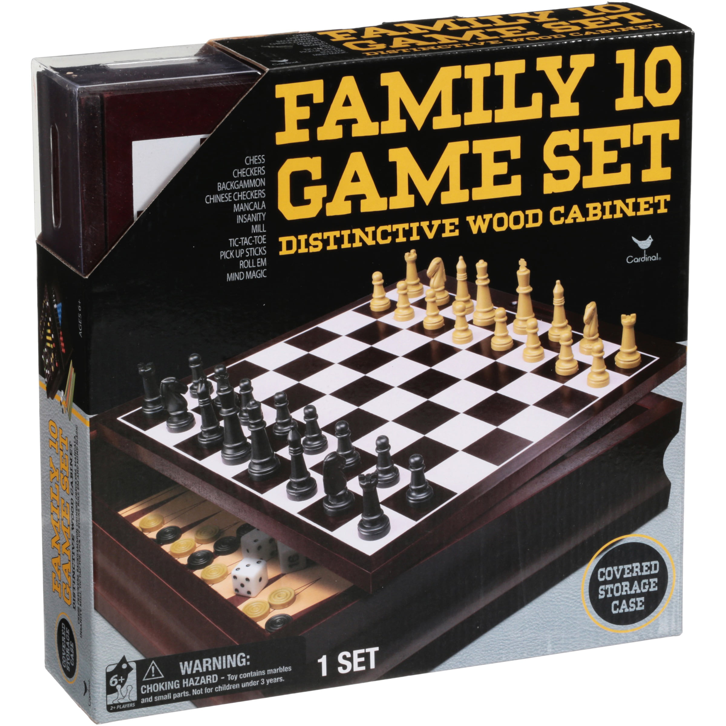 Spin Master 6061808 Family 10 Classic Games Set