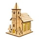 thumbnail image 2 of Kit de Casas Navideñas de Madera Iluminadas Hechas a Mano | Decoraciones Navideñas para Pintar | Iluminación Suave y Acogedora | Diversión Familiar | Regalo para Decorar La Repisa de La Chimenea, 2 of 5