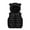 Black, variant on Toddler Girls Boys Zip Up Puffer Vest Solid Color Warm Sleeveless Jacket Lightweight Waterproof Baby Coat