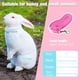 thumbnail image 2 of Arnés de conejo ajustable, arnés de correa de conejo suave, arnés de malla para conejito, chaleco para hámster con correa elástica para animales pequeños, conejos, hámsteres, gatos caminando (XL, rosa) ER, 2 of 5