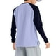 thumbnail image 4 of Blusas y camisas de manga larga con cuello redondo para hombre, color liso, para correr al aire libre, manga larga, cuello redondo, sudadera con capucha para ejercicio, top de poliéster para hombre., 4 of 7