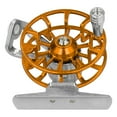 thumbnail image 4 of Carrete De Pesca En Hielo, Carretes De Pesca Giratorios, Equipado Con Orificio De Alambre De Cerámica, Aleación De Aluminio Para Pesca En Hielo Pescadores Entusiastas De La Pesca YLSHRF Oro, 4 of 8
