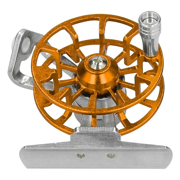 Equipped With Ceramic Wire Hole, Ice Fishing Reel, Fishing Reels ,  Lightweight Fishermen Boat Fishing For Ice Fishing Fishing Enthusiast Gold  