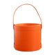 thumbnail image 2 of Handheld Leather Bucket Flower Box Round Handheld Gift Box Korean Style Flower Arrangement Bucket, 2 of 6
