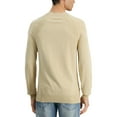 thumbnail image 2 of Alfani Men's Ribbed Raglan Sweater Brown Size XX Large, 2 of 2