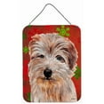thumbnail image 1 of Carolines Treasures SC9760DS1216 Norfolk Terrier Flocons de Neige Rouges Impressions Murales Ou de Porte en Métal Aluminium pour les Fêtes, 1 of 1