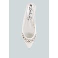 thumbnail image 4 of Adhara Diamante Embellished Flat Sandals, 4 of 10