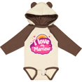 thumbnail image 3 of Inktastic I Love My Mamaw grandchild gift Girls Long Sleeve Baby Bodysuit, 3 of 5