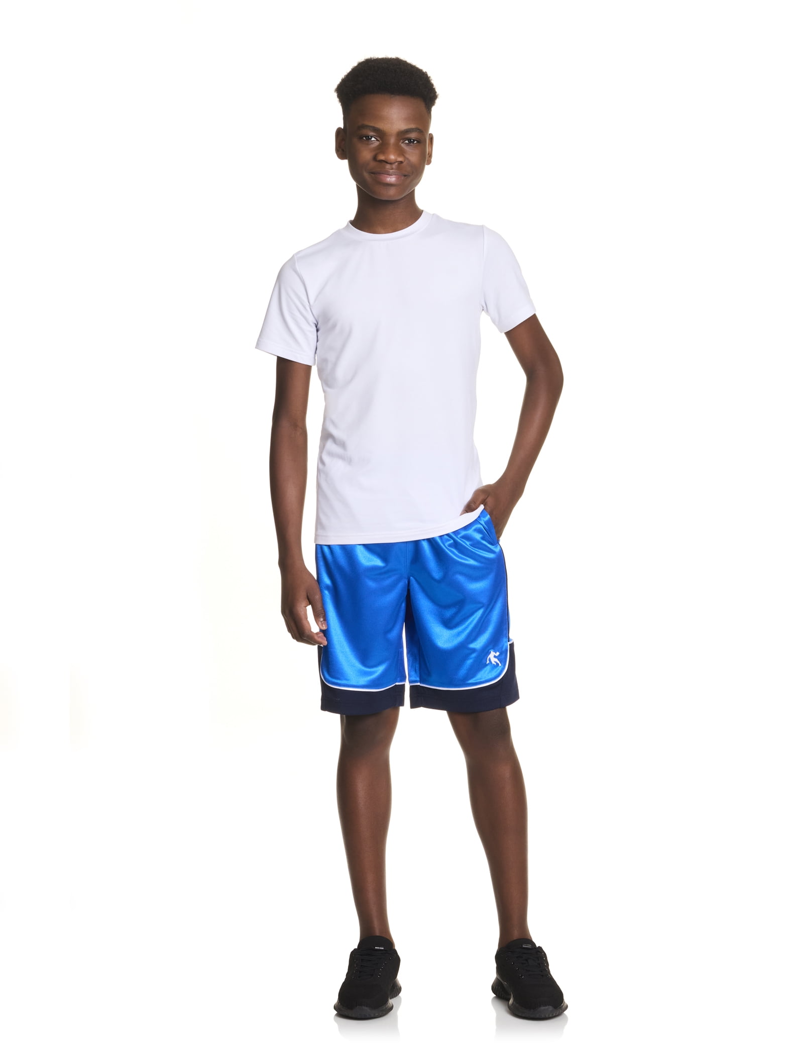 AND1 Boy's All Court Basketball Athletic Shorts, Sizes 4-18