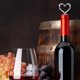 thumbnail image 5 of 3 uds tapón de vino tapones de vino reutilizables forma de corazón tapón de botella de bebida de vino tapa de botella tapa de salida de vino para vino champán, 5 of 5