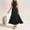 Black, variant on ZZwxWA Crossover Halter Cocktail Maxi Dress for Women Elegant Sleeveless Swing A-Line Beach Vacation Formal Party Dress