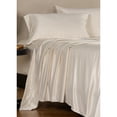 thumbnail image 4 of Copper Grove  Clifton Luxury Satin Bed Sheet Set Golden Queen, 4 of 5
