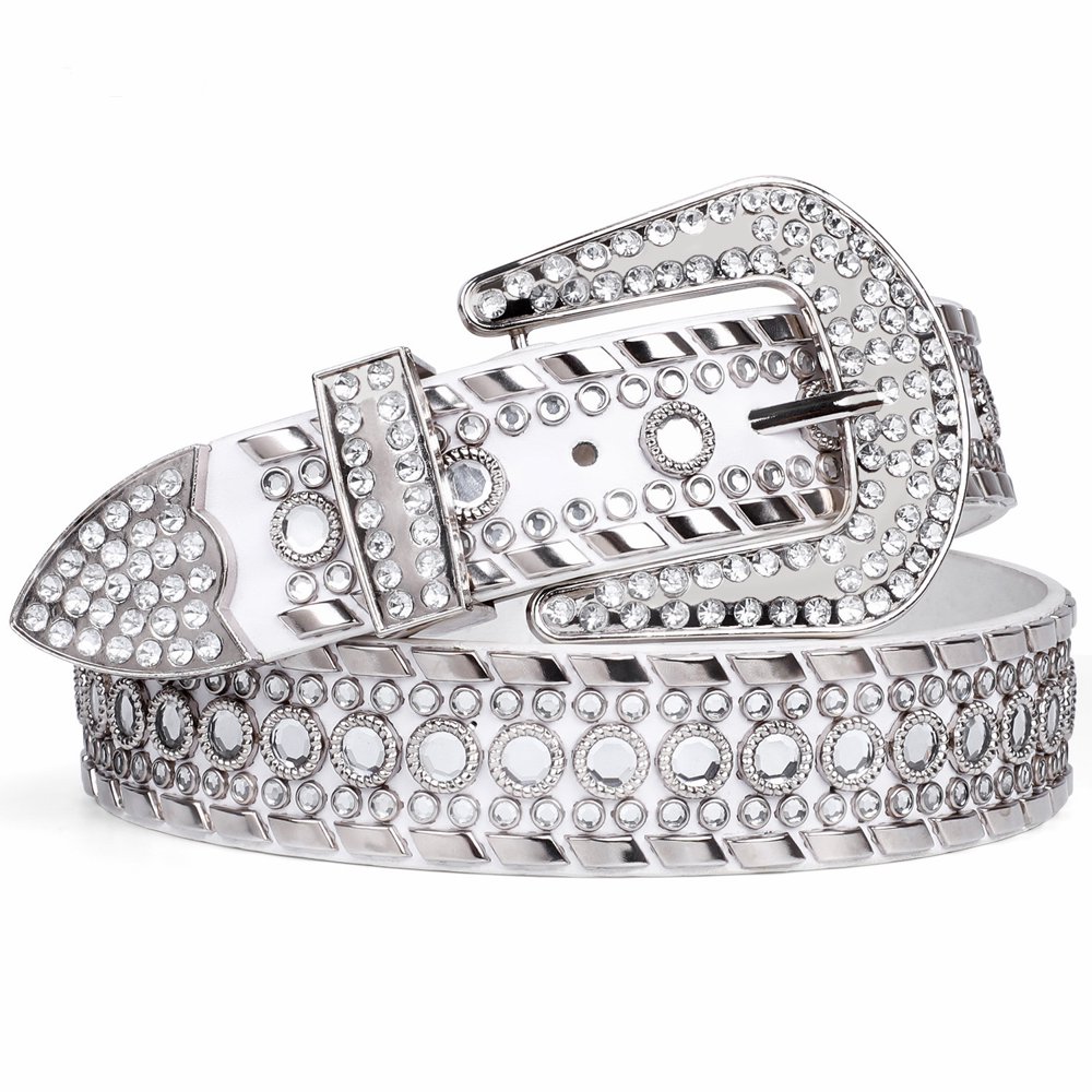 JASGOOD - JASGOOD Western Rhinestone Cowboy Belt Diamond Studded ...