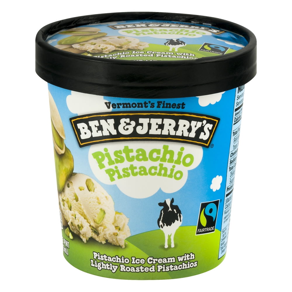 Ben & Jerry's Pistachio Pistachio Ice Cream, 16 oz
