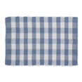 thumbnail image 1 of Design Imports CAMZ12560 26 x 40 in. Buffalo Check Rag Rug, Stonewash Blue & White, 1 of 2