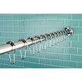 thumbnail image 3 of Kingston KSR601 Edenscape 60-Inch to 72-Inch Adjustable Shower Curtain Rod with Rings Combo in Polished Chrome, 3 of 8