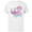 White, variant on Star Wars Princess Leia Galaxy's Best Mom Ombre - Short Sleeve Cotton T-Shirt for Adults - Customized-Athletic Heather