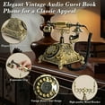 thumbnail image 5 of RDYMONKEY Retro Audio Guest Book Phone - Record Voice Messages for Wedding, Birthday & Special Events, Vintage Keepsake Gift with 8GB Storage, 120H Recording, 5 of 13