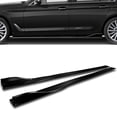 thumbnail image 3 of EPARTS Universal Lower Side Skirt Protection Extension Rocker Splitter Diffuser Body Kit 6 PCS 86" X 4" (Painted Glossy Black), 3 of 10