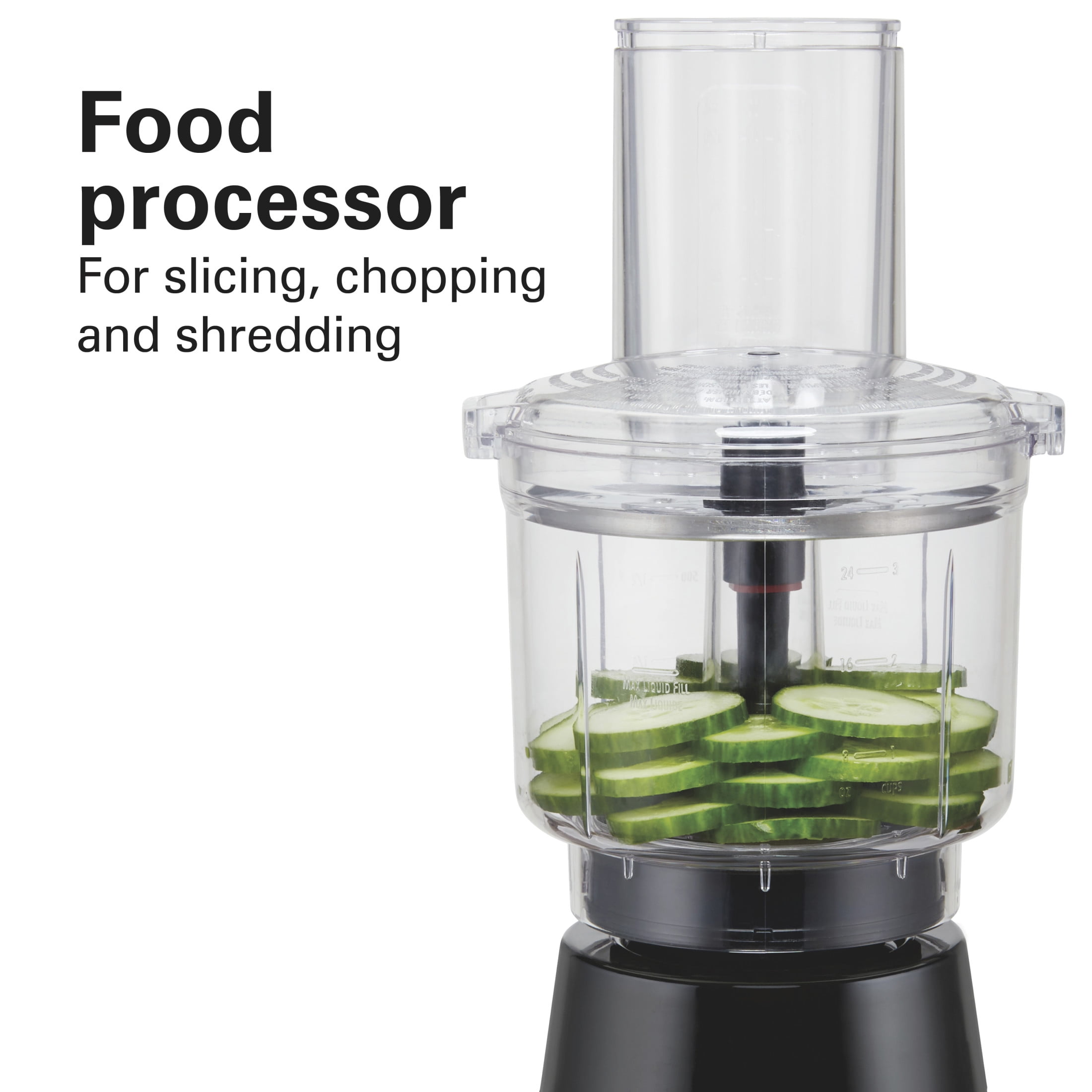 Hamilton Beach 3-in-1 Electronic Kitchen System, Smoothie Blender with 52 oz. Glass Jar, Food Processor Attachment and 20 oz. Travel Jar