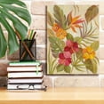 thumbnail image 3 of Epic Graffiti 'Coral Tropical Floral I' by Silvia Vassileva, Canvas Wall Art, 12"x16", 3 of 8
