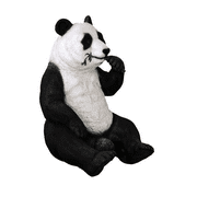 Eating Panda Life Size Statue